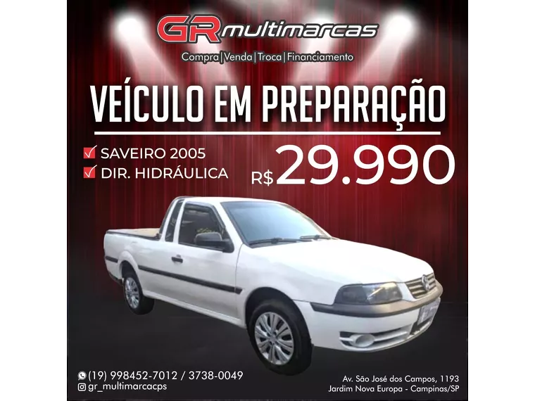 Volkswagen Saveiro Branco 5