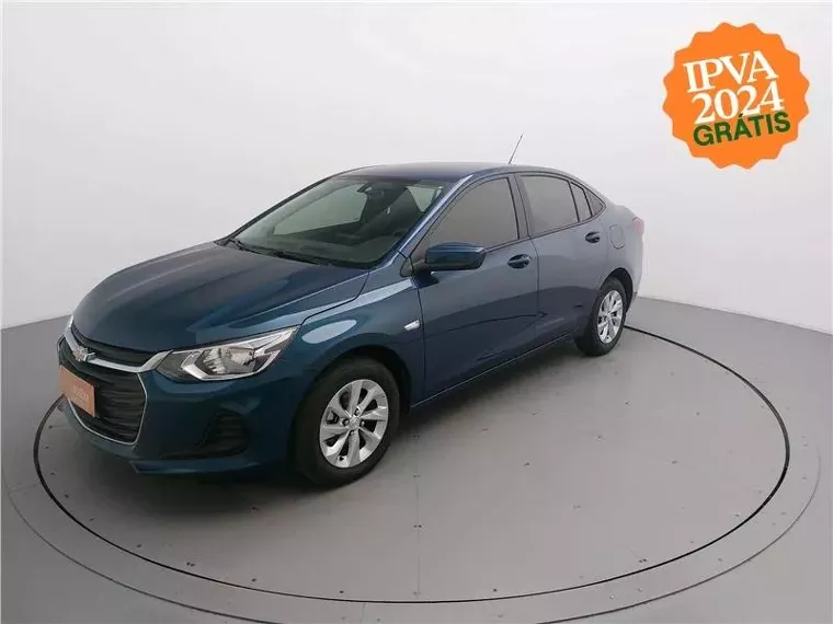 Chevrolet Onix Azul 4