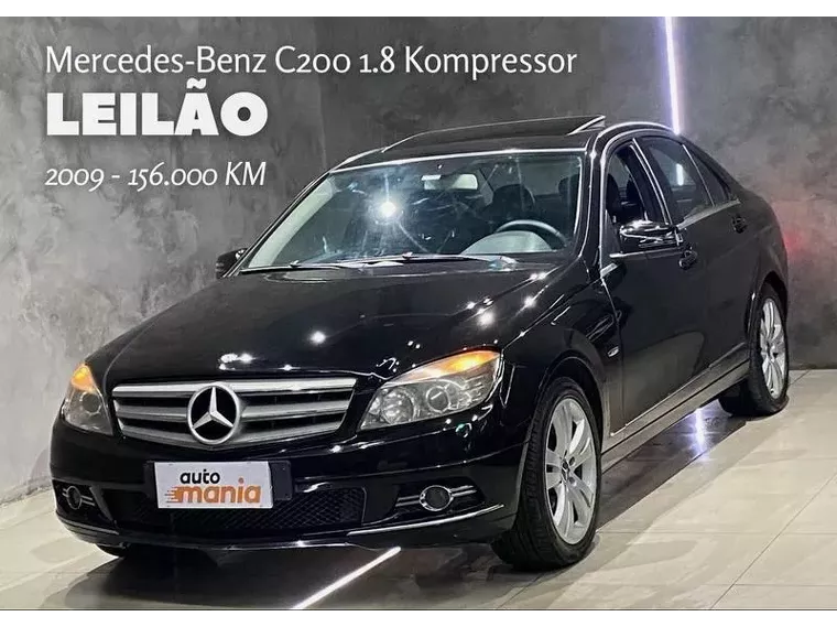 Mercedes-benz C 200 Preto 1