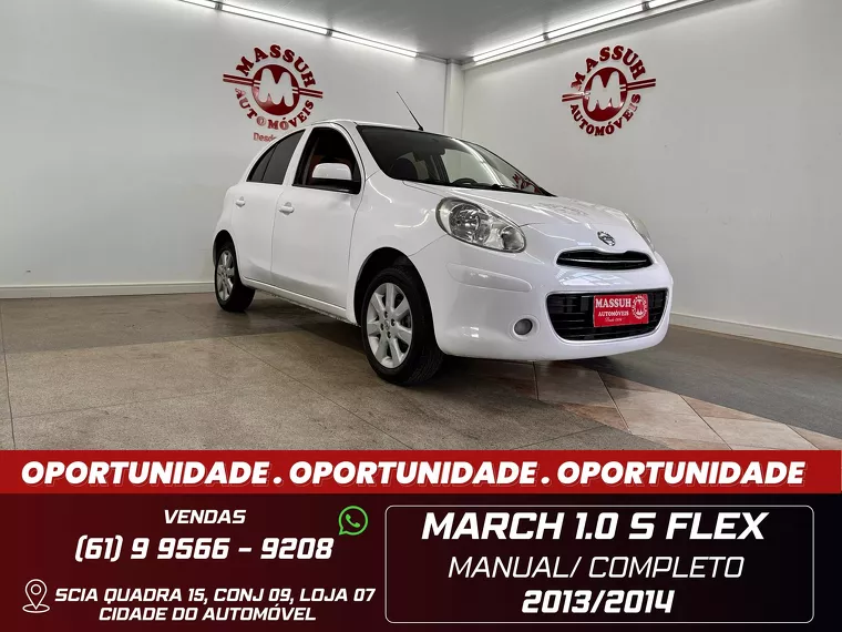 Nissan March Branco 15