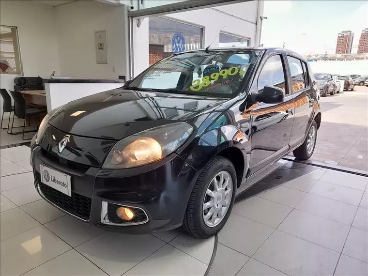 Renault Sandero Preto 9