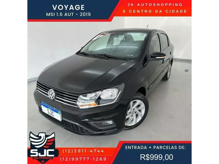 Volkswagen Voyage Preto 9