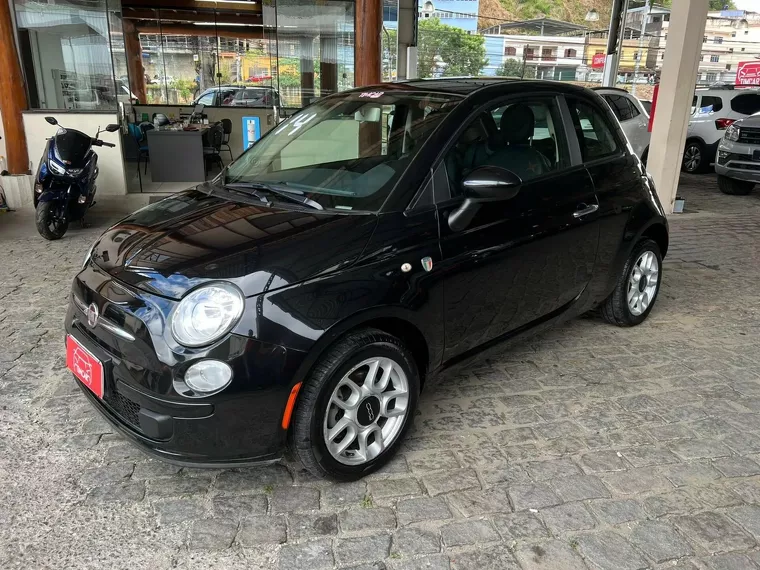 Fiat 500 Preto 1