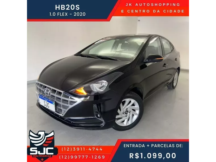 Hyundai HB20S Preto 4