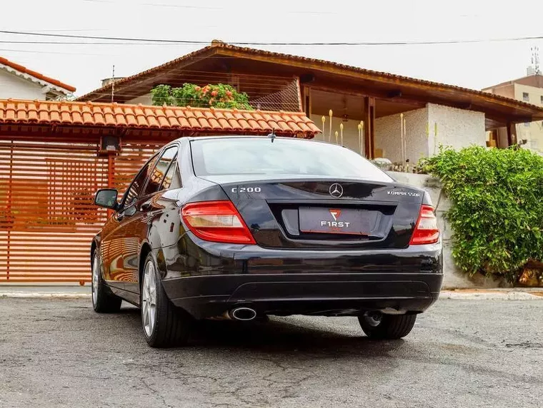 Mercedes-benz C 200 Preto 8