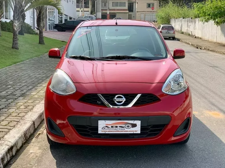 Nissan March Vermelho 7