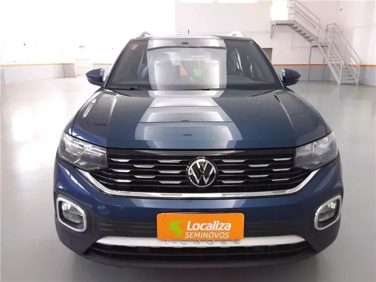 Volkswagen T-cross Azul 1