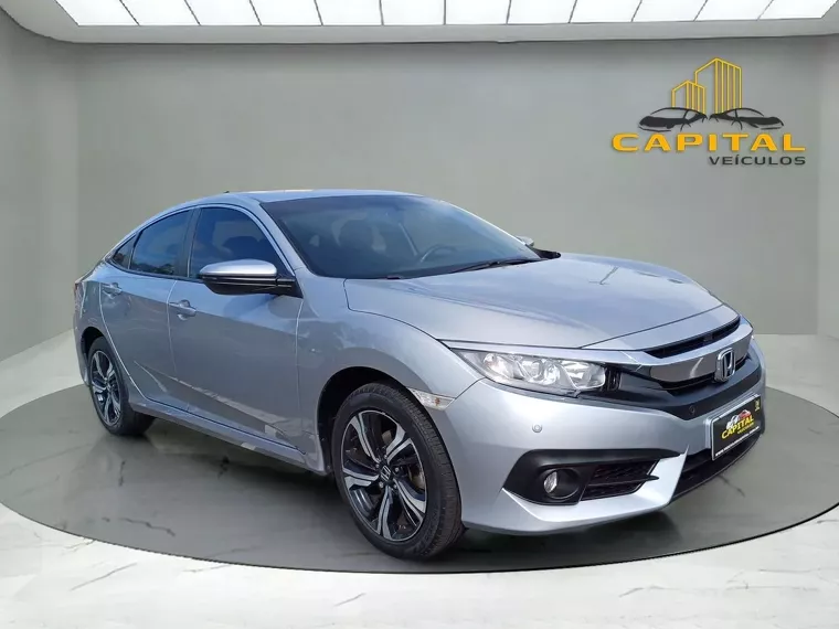 Honda Civic Prata 12