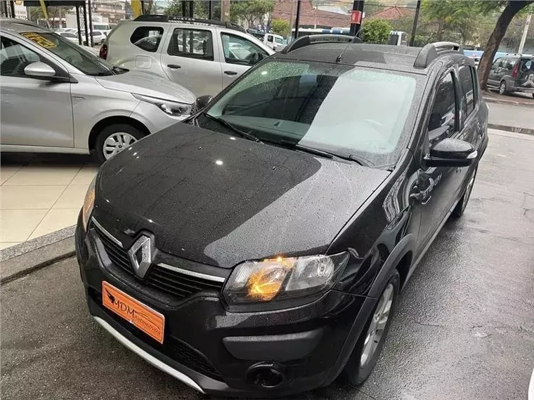 Renault Sandero Preto 1