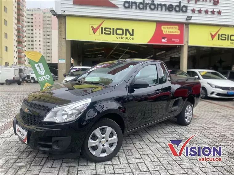 Chevrolet Montana Preto 9