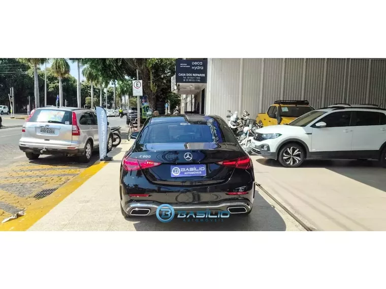 Mercedes-benz C 200 Preto 5