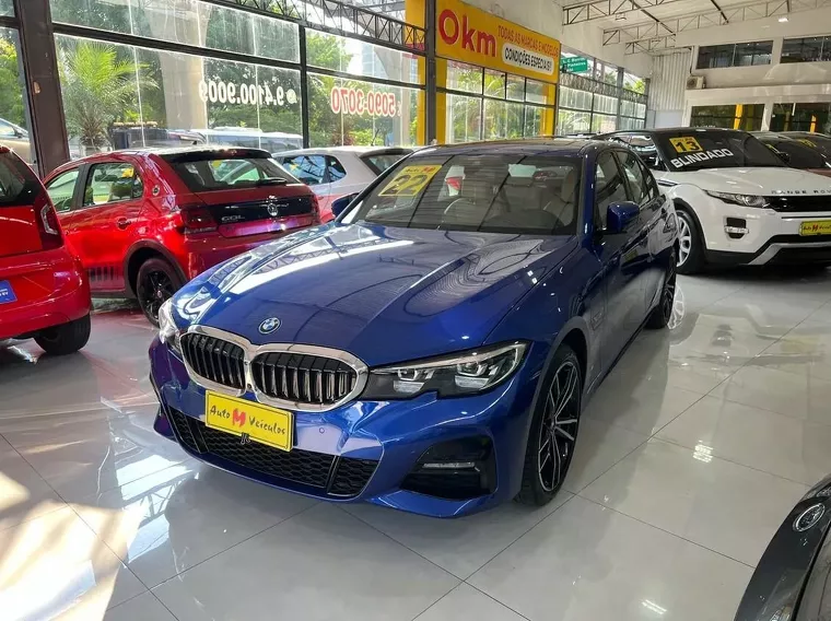 BMW 330e Azul 1