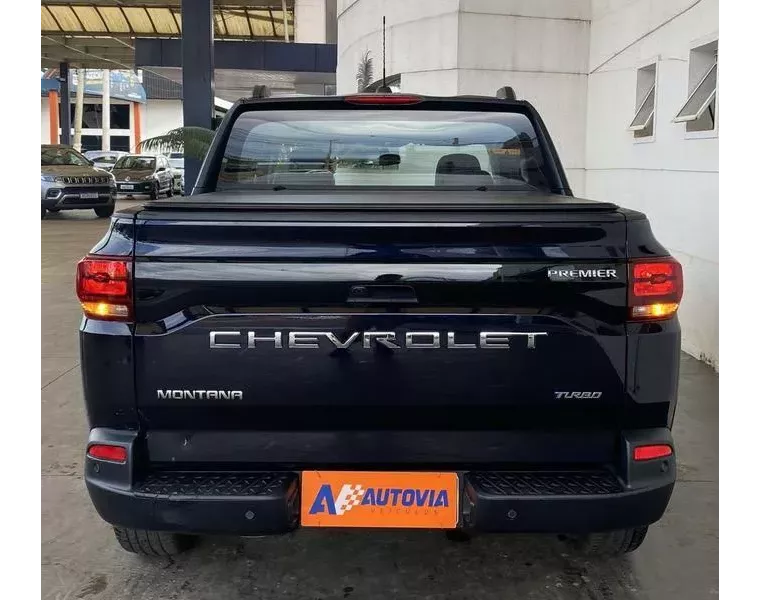 Chevrolet Montana Azul 8