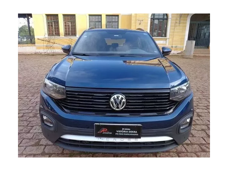 Volkswagen T-cross Azul 1