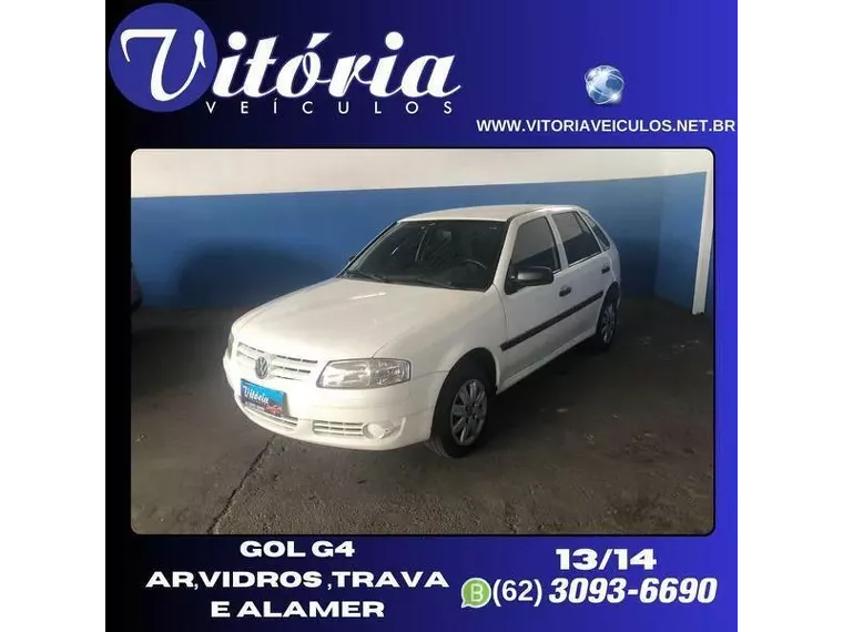 Volkswagen Gol Branco 4