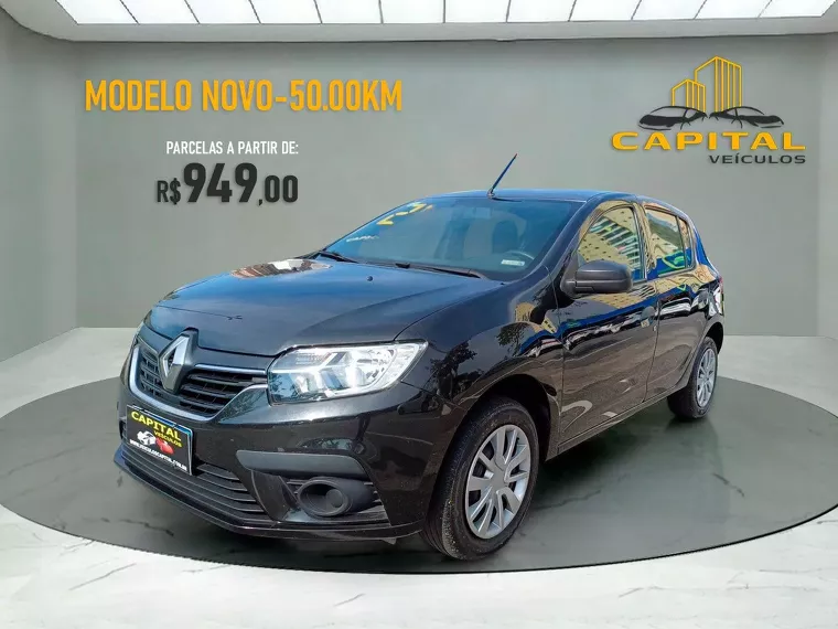 Renault Sandero Preto 5