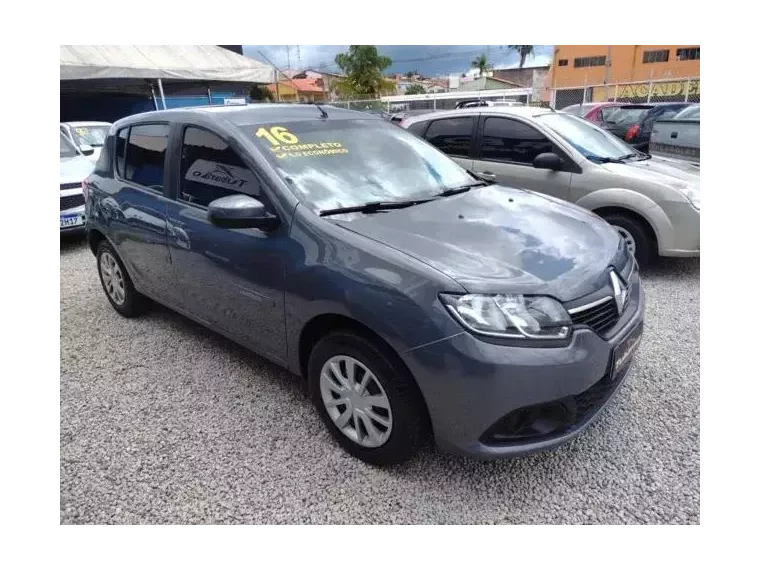 Renault Sandero Cinza 4