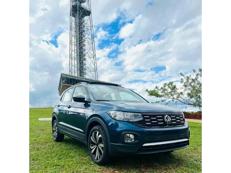 Volkswagen T-cross Azul 1