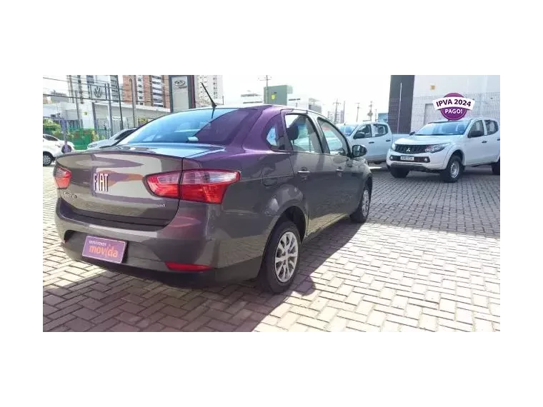 Fiat Grand Siena Cinza 5