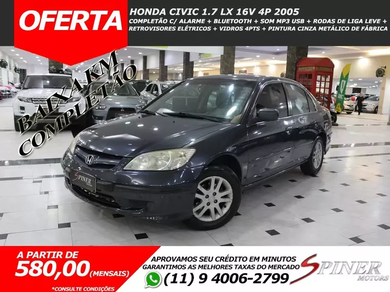 Honda Civic Cinza 12