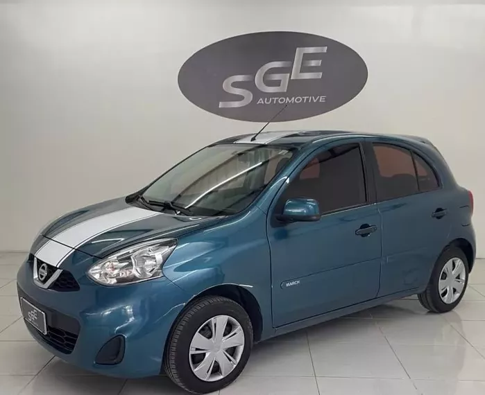 Nissan March Azul 4