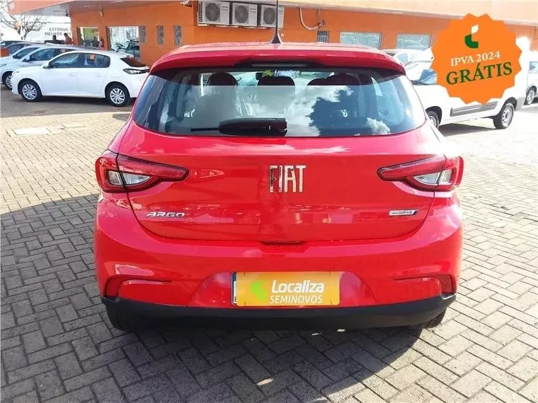 Fiat Argo Vermelho 5