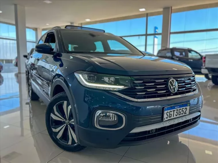 Volkswagen T-cross Azul 1