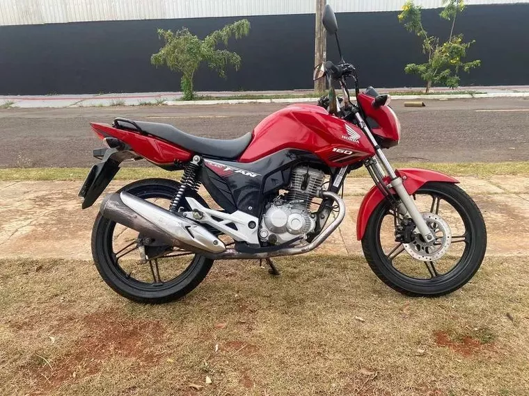 Honda CG 160 Vermelho 1