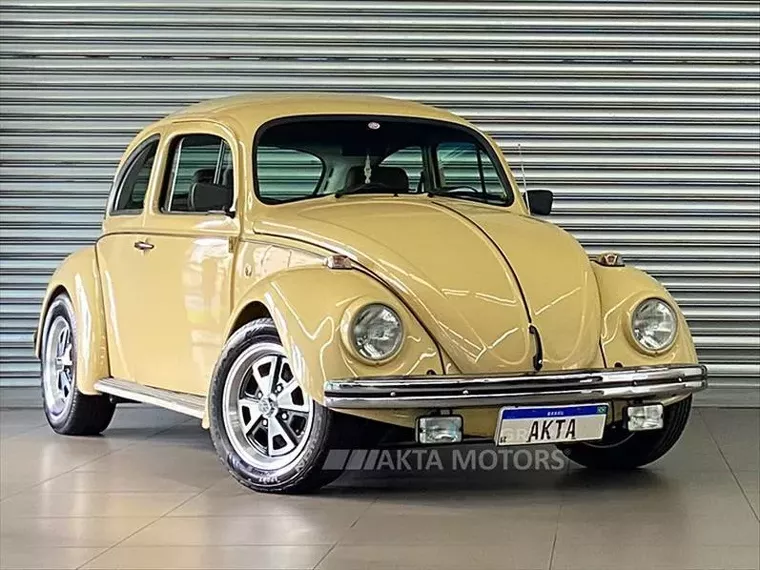 Volkswagen Fusca Bege 12