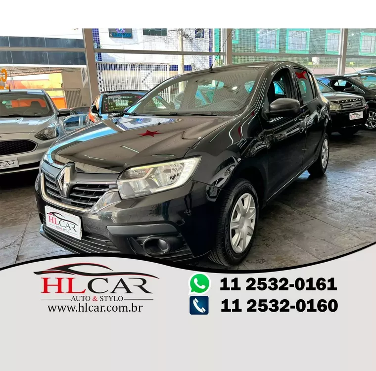 Renault Sandero Preto 13