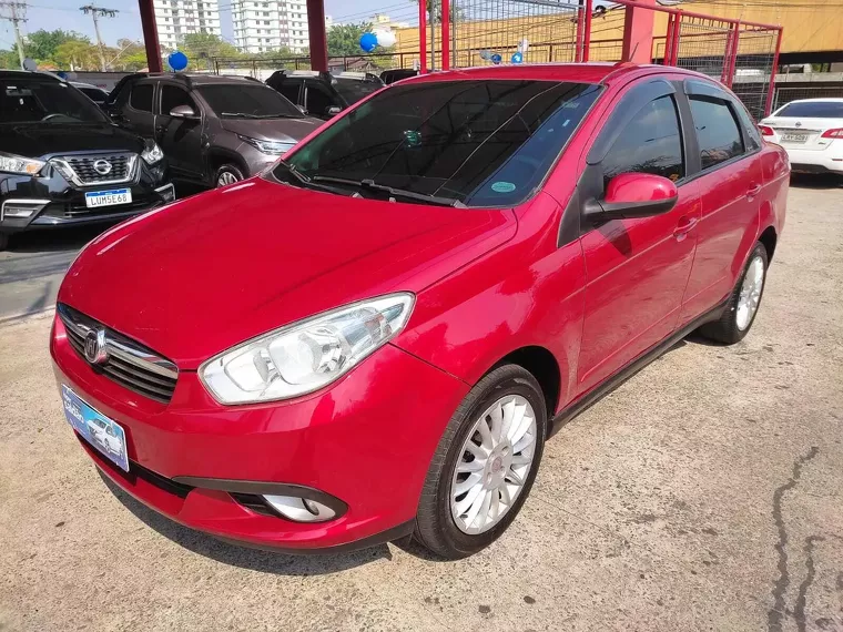 Fiat Grand Siena Vermelho 1