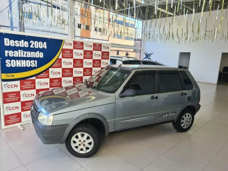 Fiat Uno Cinza 3