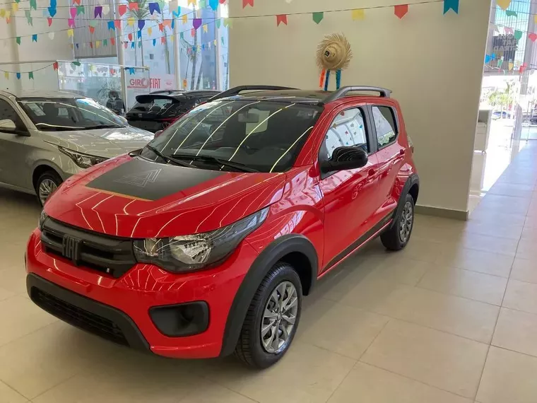 Fiat Mobi Vermelho 7