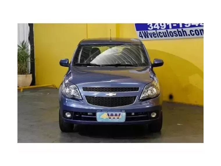 Chevrolet Agile Azul 7