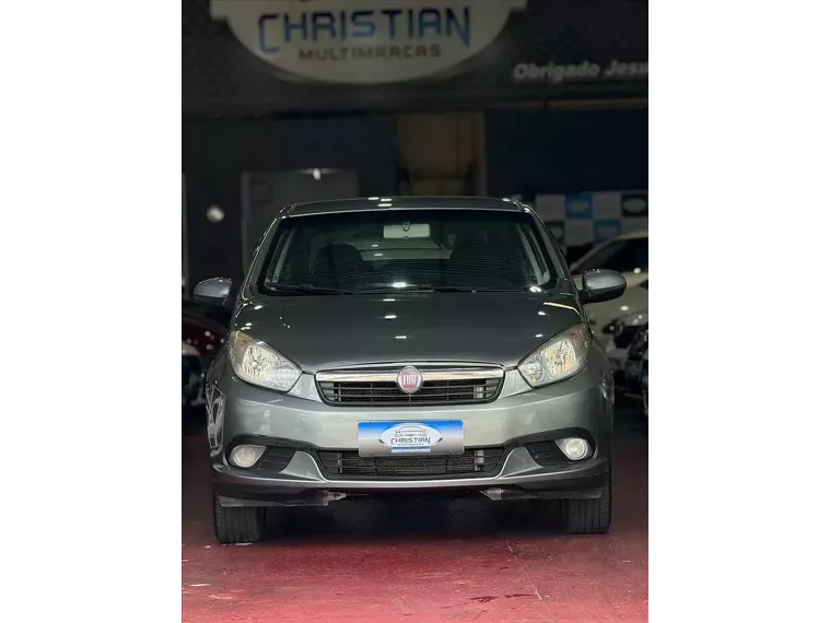 Fiat Grand Siena Cinza 1