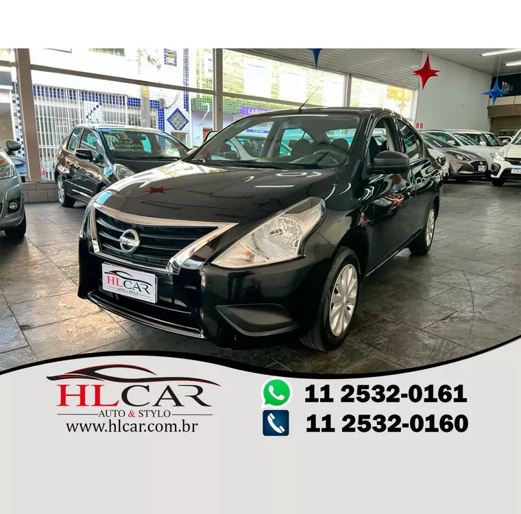 Nissan Versa Preto 9