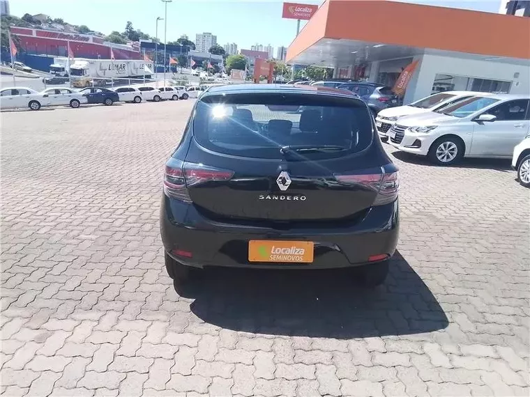 Renault Sandero Preto 8