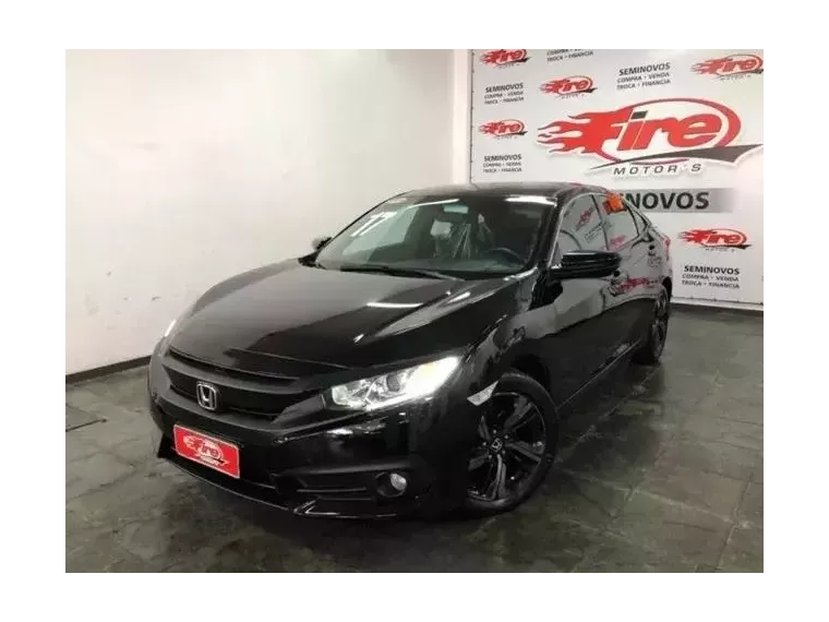 Honda Civic Preto 4