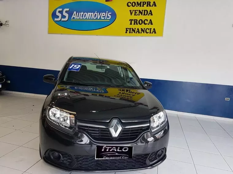 Renault Sandero Preto 1