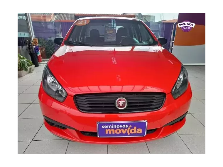 Fiat Grand Siena Vermelho 4