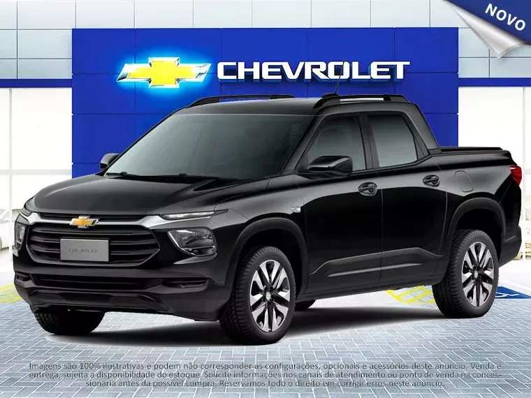 Chevrolet Montana Preto 15