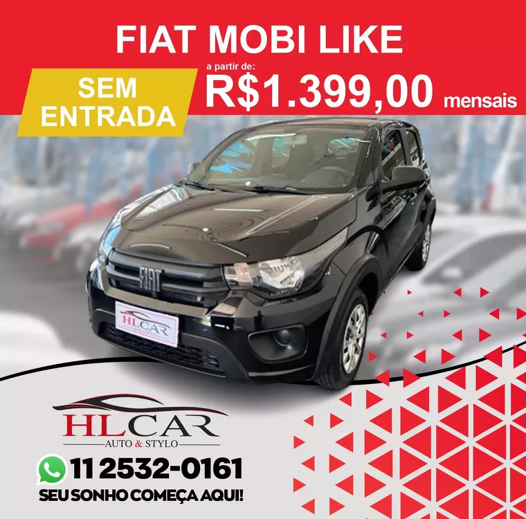 Fiat Mobi Preto 10