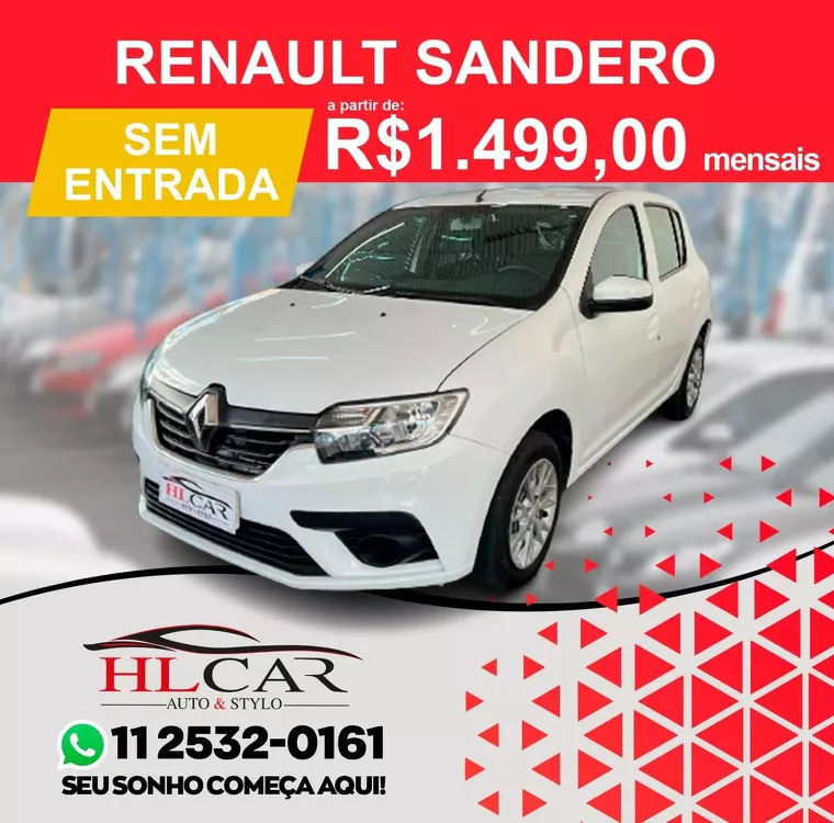 Renault Sandero Branco 1