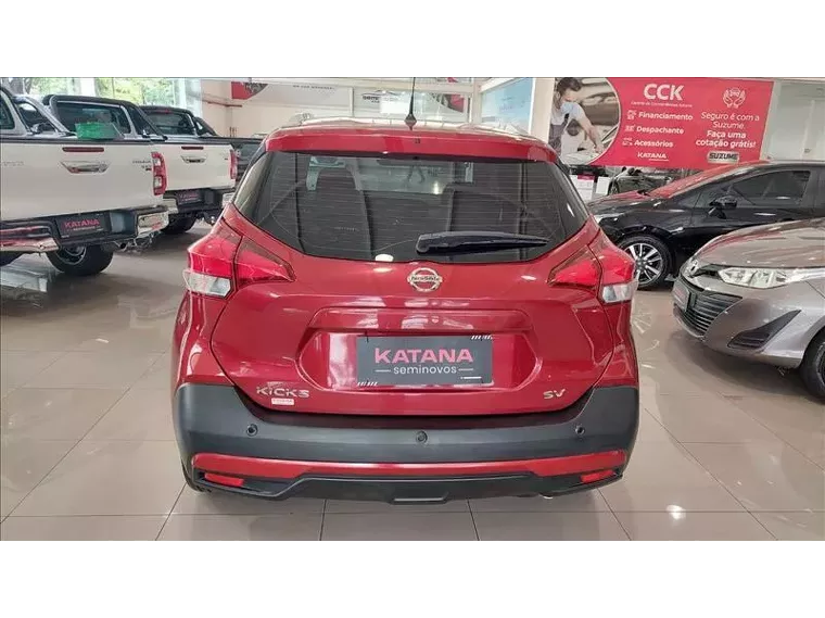 Nissan Kicks Vermelho 2