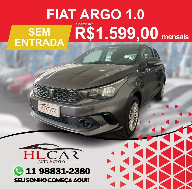 Fiat Argo Cinza 1