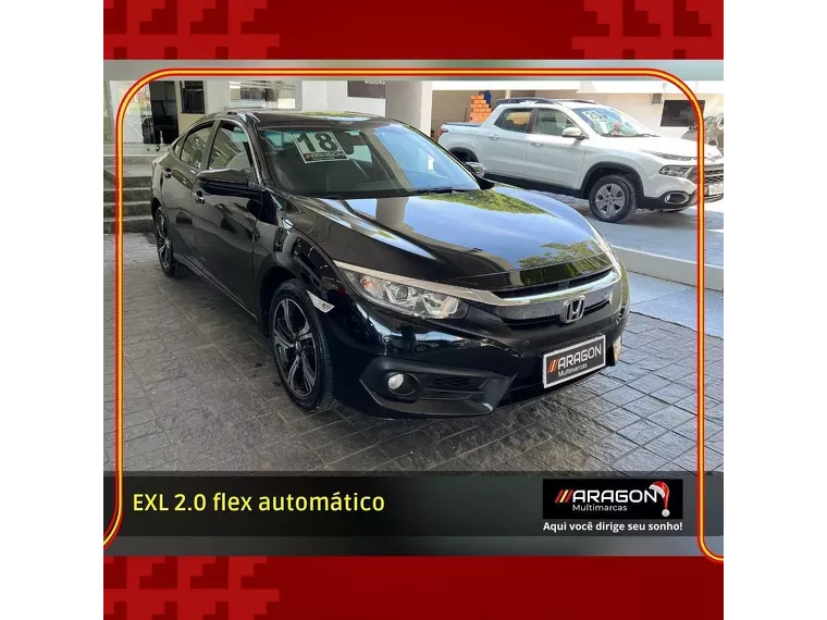 Honda Civic Preto 11