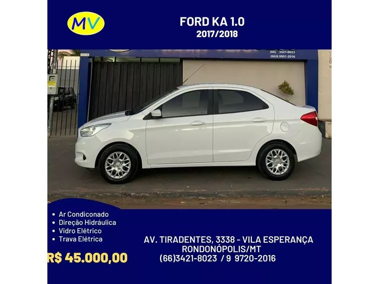 Ford KA Branco 1