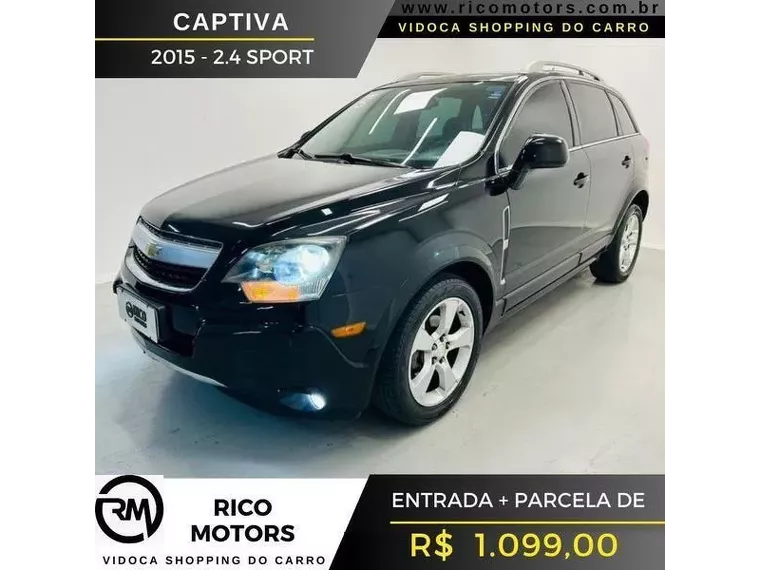 Chevrolet Captiva Preto 12