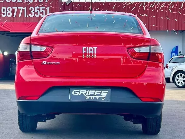 Fiat Grand Siena Vermelho 2