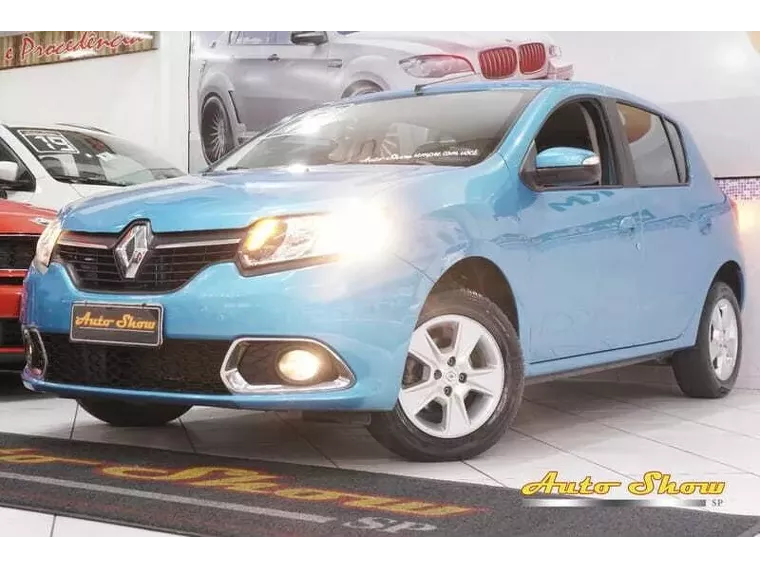 Renault Sandero Azul 4